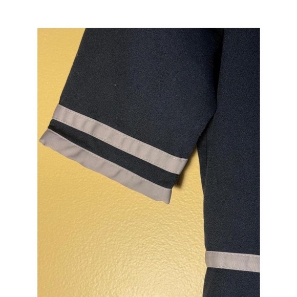 RARE Dear Creatures Navy and Tan Dress ASO Zooey Deschanel S - Picture 3 of 4